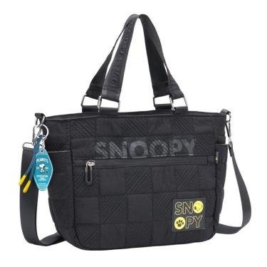 Imagem de Bolsa Snoopy Semax Nova Coleção Satchel com Chaveiro SP26015-Feminino