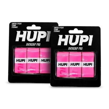 Imagem de Kit 02 Overgrip HUPI Pro Rosa Pack 03 Unidades-Unissex
