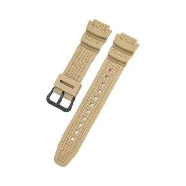 Imagem de Pulseira De Relógio De Silicone De 18mm Para Homens Para CASIO AE1200 