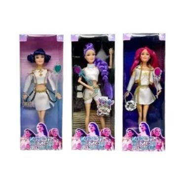 Imagem de Conjunto De Figuras De Ação Kpop Demon Hunters Com Derpy Tiger, Rumi, 