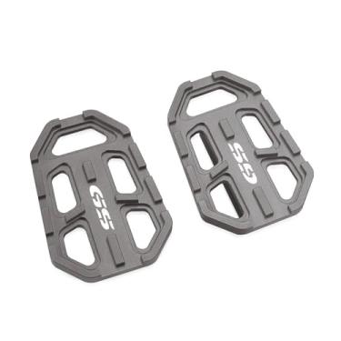 Imagem de Anti-derrapante Pedais largos para motocicleta, descanso para pedais, acessórios para g310gs f750gs f850gs r1200gs(Gray)