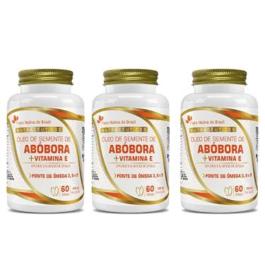 Imagem de Kit 3 Óleo de Semente de Abóbora 60 capsulas de 1000mg FNB-Unissex