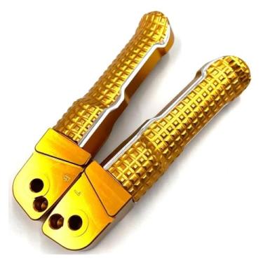 Imagem de Anti-derrapante Pedaleira traseira para pés do passageiro, apoio para os para Forza300 FORZA 300 2018 2019 2020(Ouro)