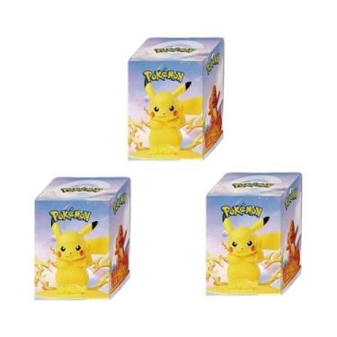 Imagem de Figura De Ação Pikachu Caixa Surpresa Anime Modelo Pokémon Decoração D