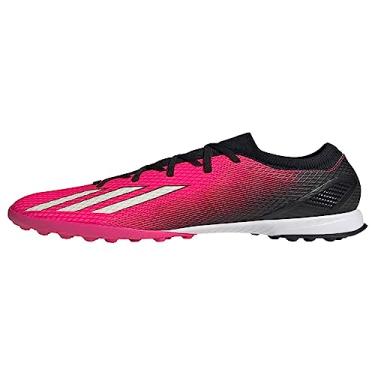 Imagem de adidas Tênis de futebol unissex X SPEEDPORTAL.3 Turf, Team Shock Pink/Zero Metallic/Preto, 41 masculino, Team Shock Rosa/Zero Metallic/Preto, 41 BR
