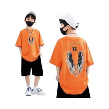 Imagem de Conjunto De Roupas De Verão Para Meninos E Meninas, Camiseta De Manga 