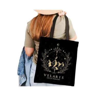 Imagem de Bolsa De Lona Com Estampa ACOTAR Velaris Dos Anos 90 Para Mulheres, Bo