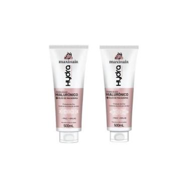 Imagem de Kit Hialuronico+Oleo De Macad Maxihair Shampoo+Cond 500Ml - Maxi Hair