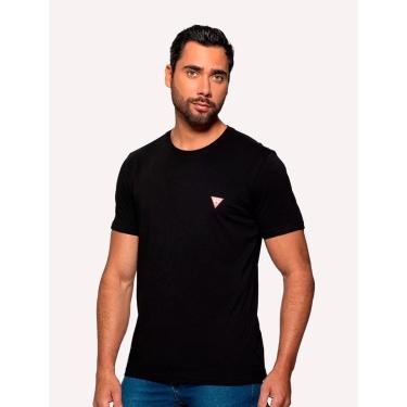 Imagem de Camiseta Guess Masculina Original Small Triangle Preta-Masculino