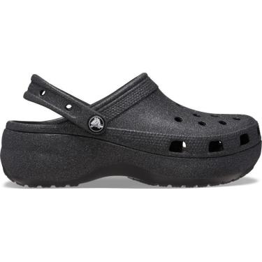 Imagem de Sandália Crocs Plataform Glitter Clog  Black-Feminino