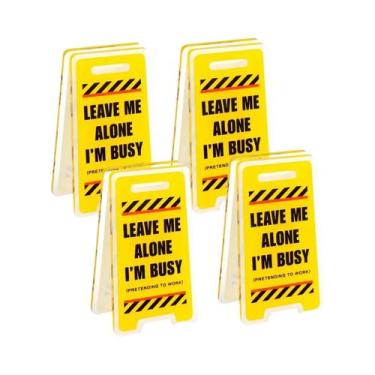 Imagem de Placa De Acrílico Para Mesa, Sinal De Advertência Humorístico Para Esc