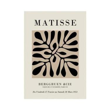 Imagem de Impressões Em Tela Abstratas De Folhas Geométricas Boho Arco-Íris, Art