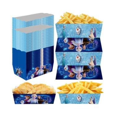 Imagem de Caixa De Utensílios Para Festa Da Princesa Frozen, Anna E Elsa, Doces,