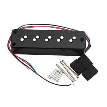 Imagem de Yunhgft Captador Humbucker para Baixo de 5 Cordas, Peça de Reposição, Fácil Instalação, Alta Potência de Saída, Acessórios para Instrumentos Musicais, Captação Da Ponte