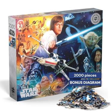 Imagem de Buffalo Games - Silver Select - Star Wars - The Force is Strong with This - Quebra-cabeça desafiador de 2000 peças para adultos - Tamanho final 97 x 66 cm