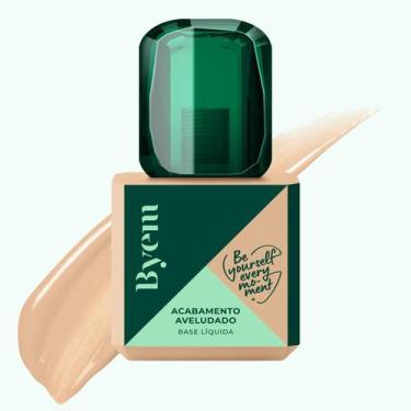 Imagem de Base Líquida Acabamento Aveludado Cor:Bege5 - Byem, Bege5
