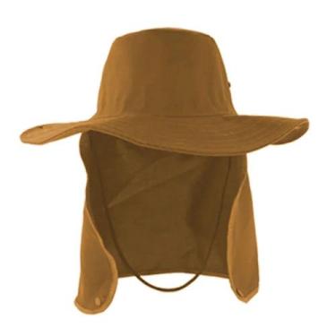 Imagem de Chapéu Pescador Árabe Com Protetor de Nuca - Segurança Total, Bege