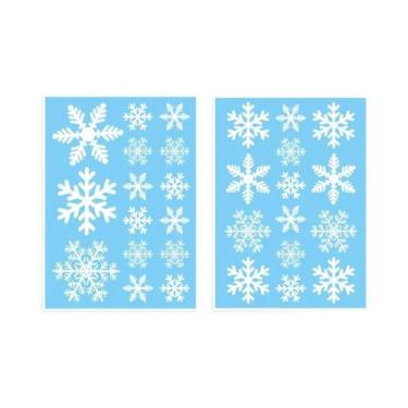 Imagem de Adesivos De Natal Para Janelas, Decoração Para Casa, Quarto Infantil, 