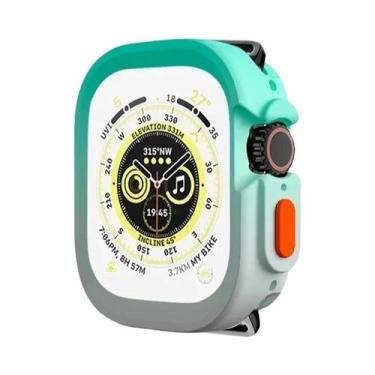 Imagem de Capa De Silicone Macia Para Apple Watch Series 7 6 5 4 3 2 1, Capa De 