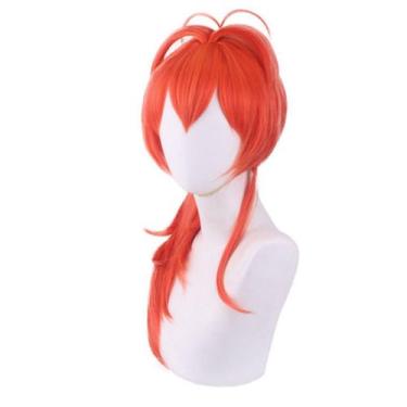 Imagem de Wig Genshins Impacts Ludek Anime Party Traje sintético - Taiyuanketanm
