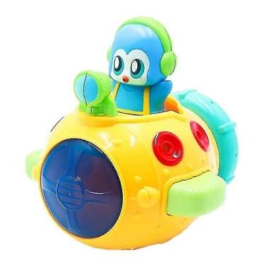 Imagem de Brinquedos de banho com spray de água Penguin Submarine para crianças 