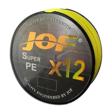 Imagem de Linha de pesca Jof Braided 12 fios resistente à abrasão - Gloome Store