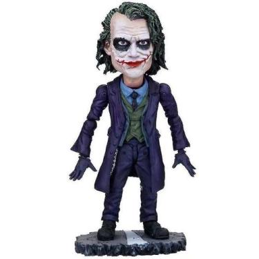 Imagem de Boneco de brinquedo Dark Knight Joker 15 cm em PVC multicolorido - Glo