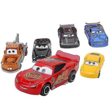 Imagem de Conjunto de carros de brinquedo Disney Pixar Cars 3 Lightning McQueen 