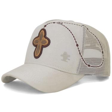 Imagem de Boné Sacudido`s - Cruz - Terço - Bege