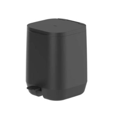 Imagem de Lixeira de Pedal Aura Preta 6L Ou