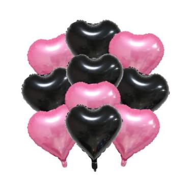 Imagem de Balões Em Forma De Coração I LOVE YOU De 18 Polegadas, 10 Peças, Decor