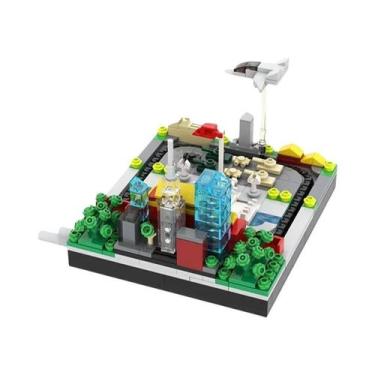 Imagem de Blocos De Montar De Trem Com Manivela Para Meninos E Meninas, Modelo M