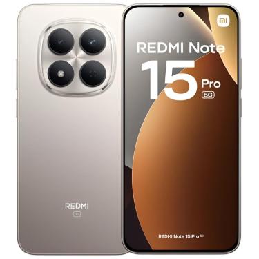 Imagem de Redmi Note 15 Pro 5G - Global - 8 GB + 512 GB - Titânio
