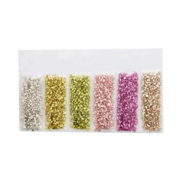 Imagem de Resina Epóxi UV Cristal Para Preenchimentos, Pedras De Vidro Quebradas