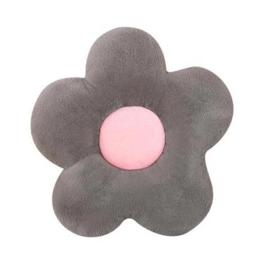 Imagem de Almofada Decorativa De Pelúcia Macia Em Formato De Flor Para Cadeira, 