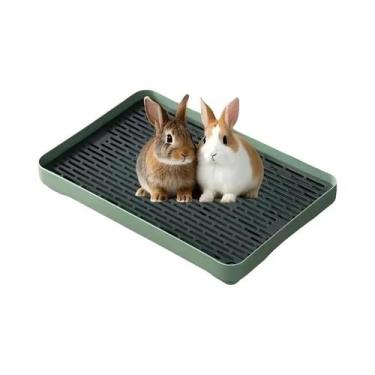 Imagem de Caixa De Areia Pequena Para Coelhos, Bandeja Sanitária Para Hamster, F