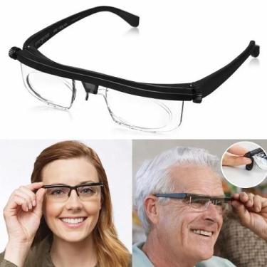 Imagem de Oculos foco ajustavel leitura lente regulavel miopia perto longe unive
