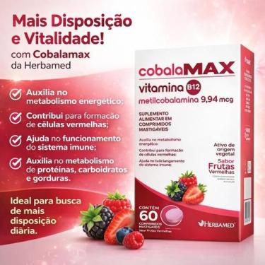 Imagem de CobalaMax Suplemento Alimentar Vitamina B12 Herbamed