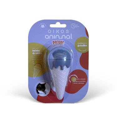 Imagem de Brinquedo Interativo Com Catnip para Gatos, Sorvete, Oikos