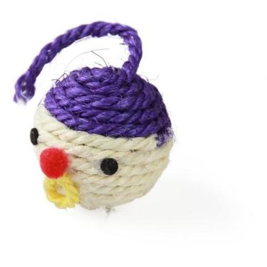 Imagem de Brinquedo Para Gato Bola De Palhaço Napi com CATNIP