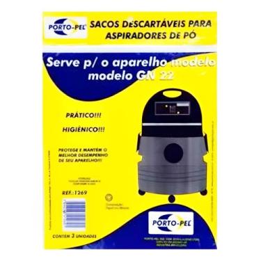 Imagem de Saco Descartável Para Aspirador De Pó Laber Wash GN-22 - PORTO-PEL