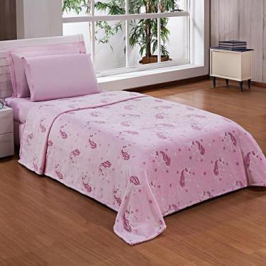 Imagem de Manta Infantil Flannel Shine - Andreza - Andreza enxovais, UNICORNIO R