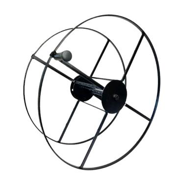 Imagem de Suporte Enrolador de Mangueira de Parede Ø44 44cm 18cm Grande para Acondicionamento Brassol 647-BS