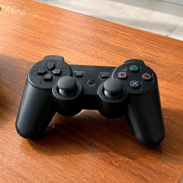 Imagem de Controle Playstation Doubleshock PS3 para PS3 PC Notebook e Smart TV Preto