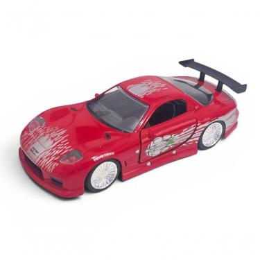 Imagem de Carrinho Miniatura Colecionável Dom's Mazda RX-7 Velozes e Furiosos Escala 1:32 Jada Toys