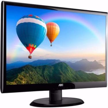 Imagem de Monitor 18,5 aoc lcd led e970swhnl widescreen vga hdmi