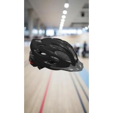 Imagem de Capacete de Ciclismo com Viseira e Sinalizador LED - Congratulations S