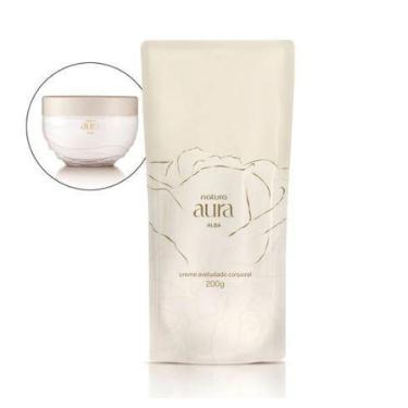 Imagem de Refil Creme Corporal Natura Aura Alba Aveludado Hidratante Pele Suave