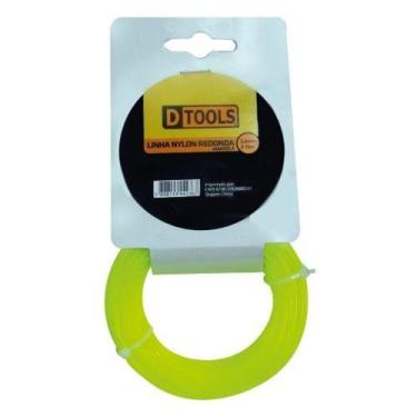 Imagem de Linha de Nylon para Cortar Grama 1,65mm 15m - Dtools