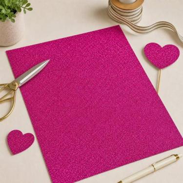 Imagem de Papel Glitter A4 250g 10 Folhas para Papelaria Criativa Artesanato Top